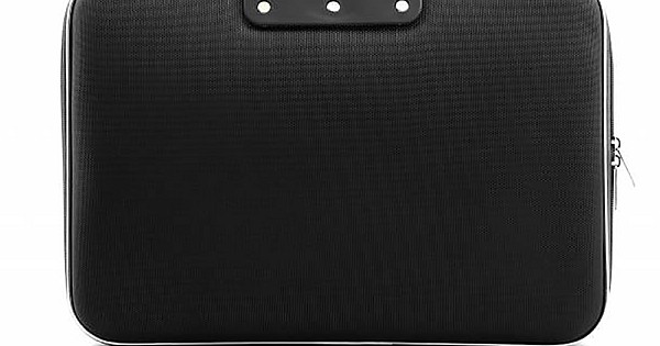 Bombata Classic Nylon (15.6'') Black Laptop Briefcase | Appelboom.com